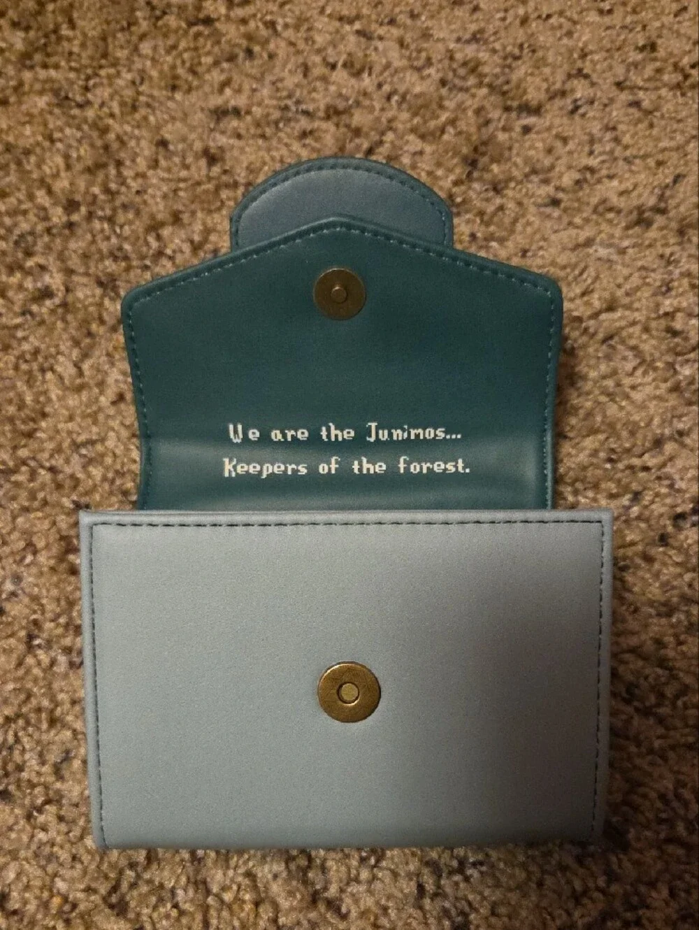 Stardew Valley Forest Green Trifold Wallet with Magnet Snap